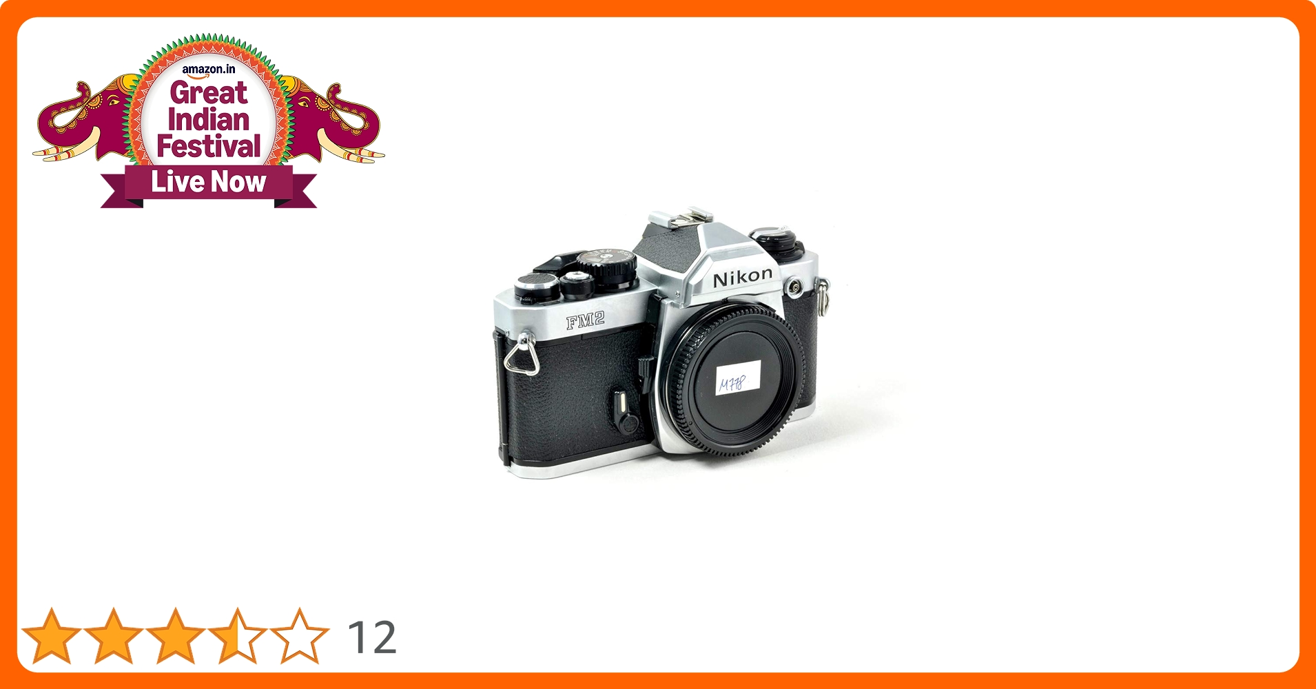 フィルムカメラ Nikon FM2 Nikon FM2 SLR manual focus film camera with titanium shutter